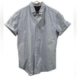 Denim & Flower slim fit button down casual shirt